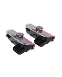 Luz LED para puerta de coche, lámpara de proyección de ala de ángel para series VW Golf 5, 6, 7, Scirocco, GTI, Arteon, T-ROC, J