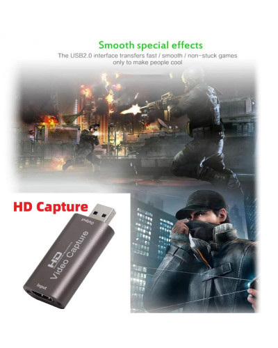 4K HDMI Compatible With USB 3.0/2.0/Supports Most Audio And Video Capt