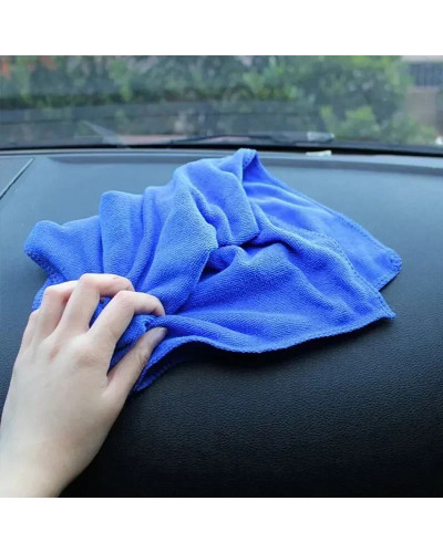 10Pcs Microfiber Towels Car Wash Drying Cloth Towel Household Cleaning