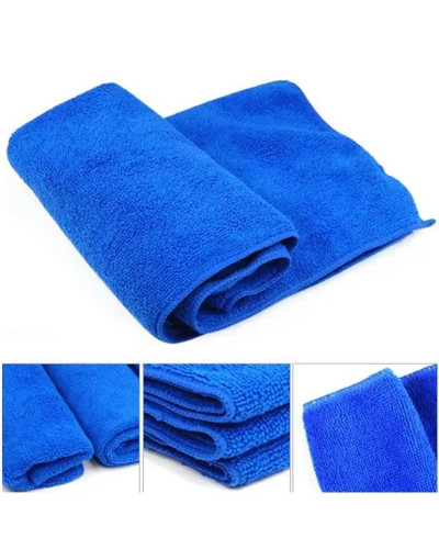 10Pcs Microfiber Towels Car Wash Drying Cloth Towel Household Cleaning