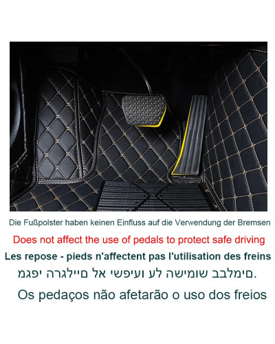 Alfombrillas para el suelo del coche, accesorios interiores para el centro de envío directo, alfombras de cuero, almohadillas pa