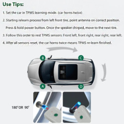 TPMS 19 Tire Pressure Reset Sensor Programming Training Tool For Ford