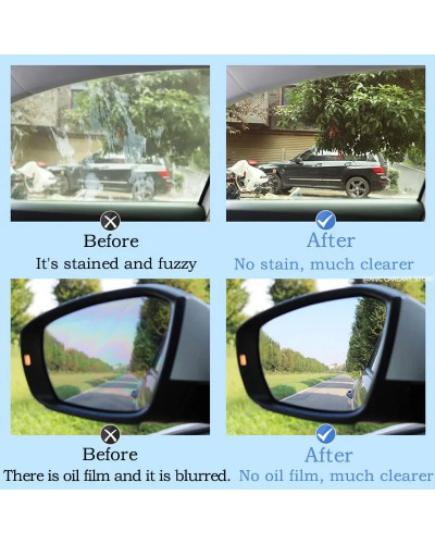 Car Glass Oil Film Remover Paste Aivc Auto Windshield Water Spot Stain