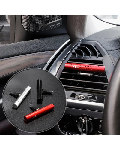 Ambientador de aire para Interior de coche, Perfume sólido, decoración de aromaterapia para VW Rline GTI Polo Golf Passat Sciroc