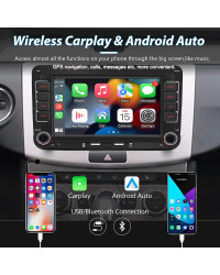 Radio con Android 13 para coche, reproductor Multimedia inteligente para VW, Volkswagen, Golf 5, 6, Touran, Passat B6, Jetta, MK