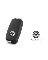 Pegatinas con emblema de Metal para coche, 5 piezas, mando a distancia, Logo R, para Volkswagen, VW, Golf, MK7, 6, Polo, Tiguan,