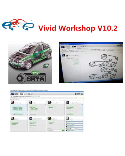 Vivid Workshop 10.20 auto repair software in CD Vivid Workshop Data AT