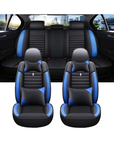 Funda Universal para asiento de coche, accesorio para Dodge Challenger, Megane 3, Chevrolet, Sonic, JAC, T8, detalles interiores