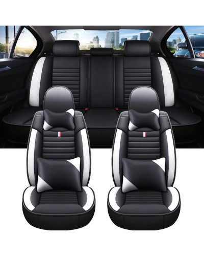 Funda Universal para asiento de coche, accesorio para Dodge Challenger, Megane 3, Chevrolet, Sonic, JAC, T8, detalles interiores