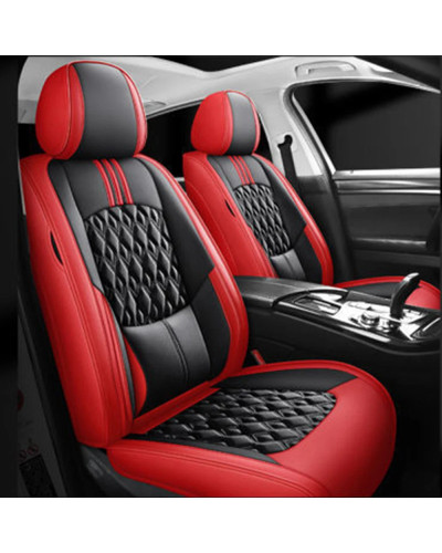 Fundas de cuero para asiento de coche, accesorios de cojín delantero y trasero para Chevrolet, Cruze, Captiva, cobalto, Onix, Sa