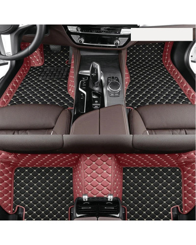 Alfombrillas de cuero para coche, accesorio antideslizante y antisuciedad para Chevrolet Holden Spark M400, 2016 ~ 2019