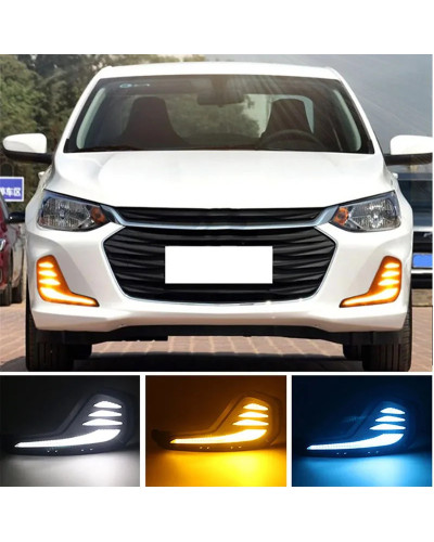 Luces de circulación diurna para Chevrolet Cavalier, lámpara antiniebla para coche, accesorios DRL Onix Chevrolet, Bombilla fron