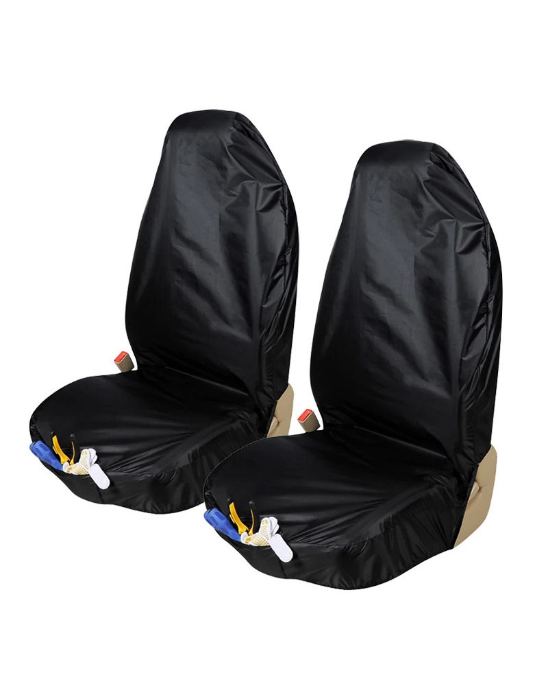 AUTOYOUTH-funda de asiento de cubo impermeable Premium, 1/2 unidades, negro, Universal, para PORSCHE, Mini Cooper, CHEVROLET