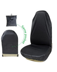 AUTOYOUTH-funda de asiento de cubo impermeable Premium, 1/2 unidades, negro, Universal, para PORSCHE, Mini Cooper, CHEVROLET