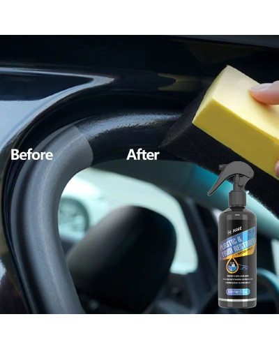 Car Plastic Restorer Back To Black Gloss Auto Rubber Plastic Leather P