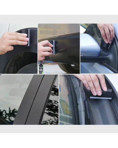 Car Plastic Restorer Back To Black Gloss Auto Rubber Plastic Leather P