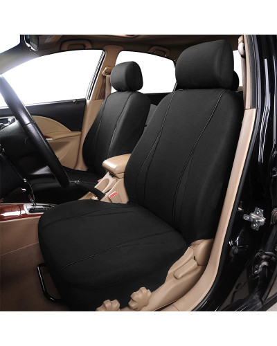 Cubierta de asiento de coche, camiseta negra Universal para Chevrolet Onix, Hyundai HB20, accesorios interiores universales para