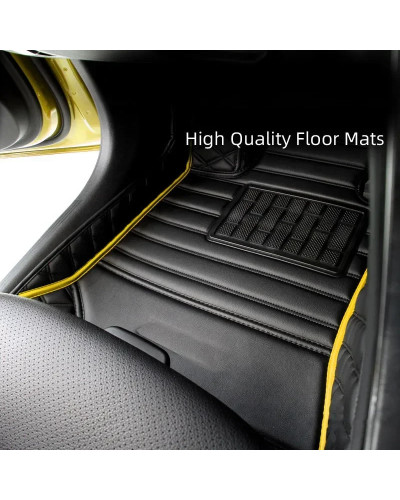 Alfombrillas 3D de estilo de lujo para coche, accesorios interiores para Chevrolet Spark 2004-2012 Captiva 2008-2017 Camaro 2010