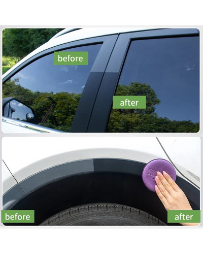 Plastic Trim Restorer Back To Black For Car Plastic Rubber Vinyl Gloss