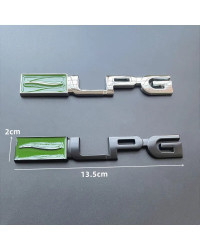 Logotipo 3D de Metal GLP para coche, emblema de reacondicionamiento, pegatina de puerta, insignia, decoración de carrocería, est