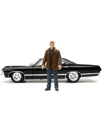 Jada-coche de aleación de Metal fundido a presión para niños, vehículo de juguete de alta simulación, modelo Chevrolet Impala SS