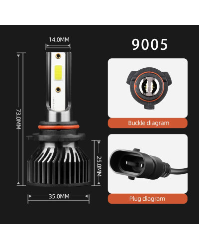 Bombillas de luz LED antiniebla de haz Alto y Bajo para Chevrolet Equinox, 2010, 2011, 2012, 2013, 2014, 2015, 2016, 2017, 6x Ki