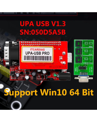 ITCARDIAG V1.3 UPA-USB SN:050D5A5B & SOP8 SOIC8 Clip ECU Chip Tunning 