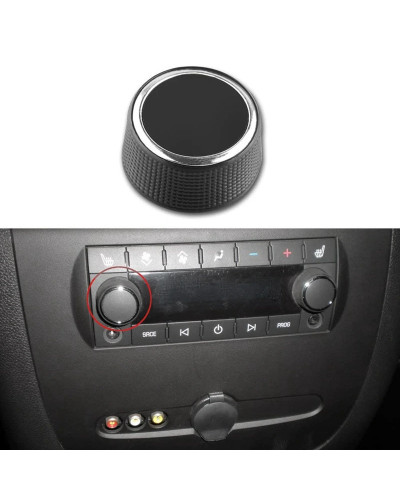 Sintonizador de Dial de perilla de Control de volumen o Radio trasera para Chevy Tahoe Chevrolet Silverado Gmc Acadia Sierra Den