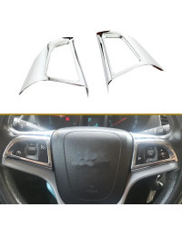 Cubierta decorativa con purpurina para volante de coche, accesorios adhesivos para Chevrolet Cruze Trax Tracker Sonic ONIX AVEO 