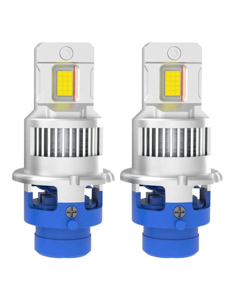 Dualvision-bombillas LED para faros delanteros, Kit reemplazable de bombillas HID D2R D4R Xeon LED 30000LM 300W, Chip CSP Extra 