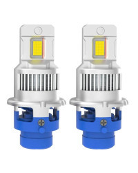 Dualvision-bombillas LED para faros delanteros, Kit reemplazable de bombillas HID D2R D4R Xeon LED 30000LM 300W, Chip CSP Extra 