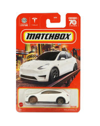 Matchbox-coche Original de aleación fundido a presión para niños, modelo 1/64 vehículo de ingeniería, Chevrolet, Tesla, Nissan, 