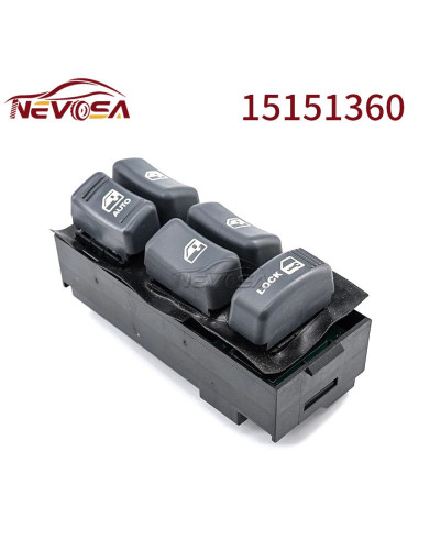 Novosa-Interruptor de Ventanilla de coche eléctrico, accesorio para Chevrolet Blazer, Suburban S10, Tahoe, GMC Jimmy, 15151356, 