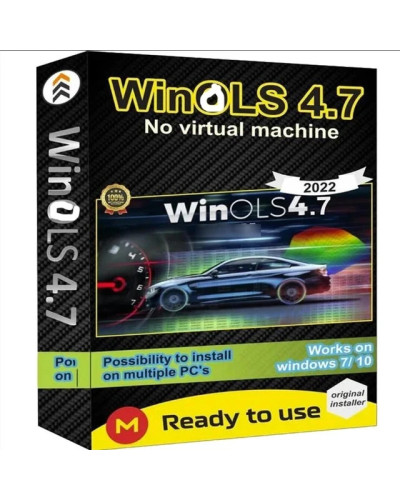 2024 New ECU Programming Tool Winols 4.7 Software+93GB Damos Files+ECM