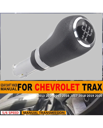 Perilla de cambio de marchas Manual para Chevrolet Trax, cabeza de bola de engranaje, estilo de coche, 25192202, 5/6, 2013, 2014