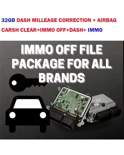 IMMOFF for All Car toolsBrands TOTAL 32 GB Package Software Ecu DASH M