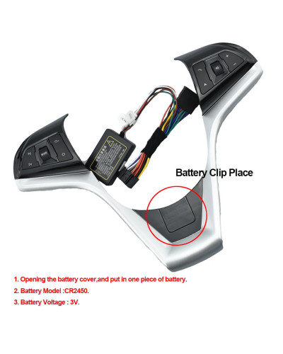 De alta calidad de múltiples funciones de control de volante interruptor de botón para Chevrolet Cruze 2009-2014 estilo de coche