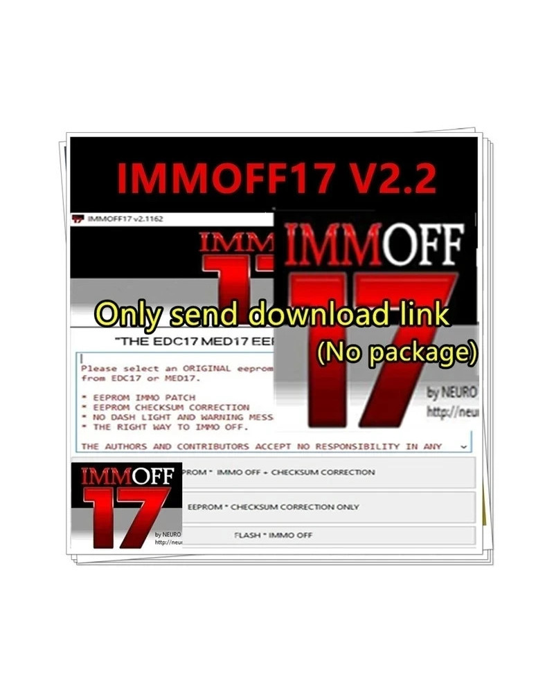 IMMO OFF Newest IMMOFF17 Software EDC17 with keygen Immo Off Ecu Progr