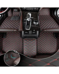 Alfombrillas 3D personalizadas para coche, accesorios interiores de cuero Artificial para Chevrolet Orlando 2011-2022 AVEO Malib