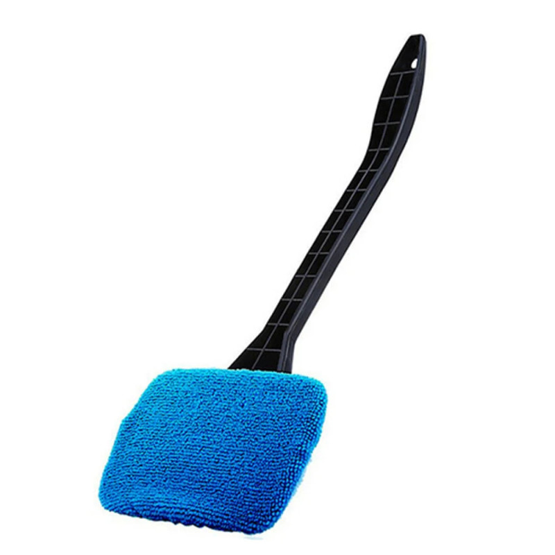 Car Window Cleaner Brush Kit Windshield Cleaning Wash Tool Inside Interior Auto Glass Wiper With Long Handle Car Accessories