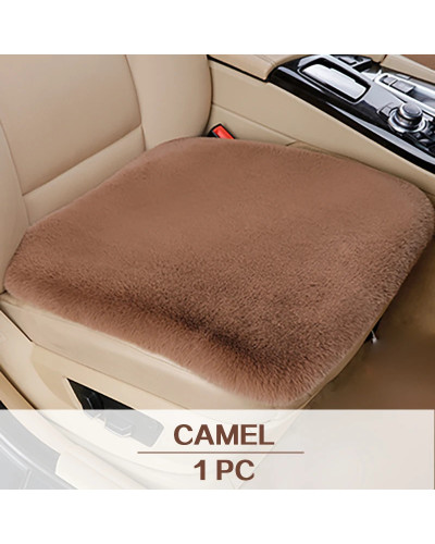 Funda de asiento de felpa para Chevrolet Citroen Infiniti HAVAL Peugeot, Protector de asiento de felpa cálido, accesorios interi