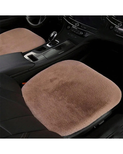 Funda de asiento de felpa para Chevrolet Citroen Infiniti HAVAL Peugeot, Protector de asiento de felpa cálido, accesorios interi