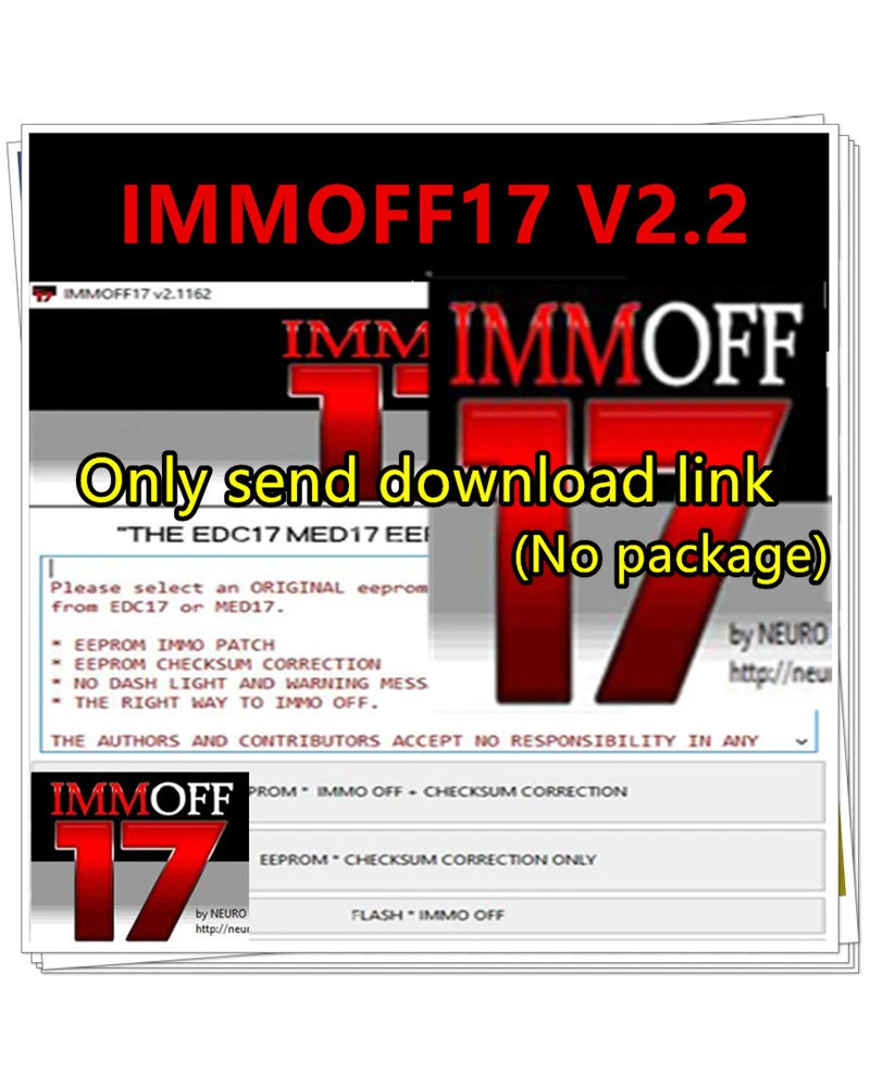 IMMOFF17 Software with Keygen Unlimited install EDC17 Immo Off Ecu Pro