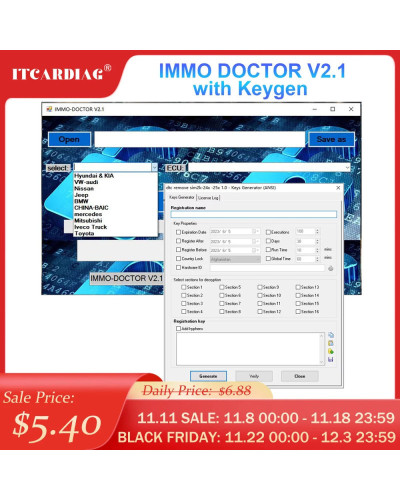 2023 IMMO DOCTOR V2.1 MULTI BRAND With Unlimited KEYGEN Immo Off Immo 