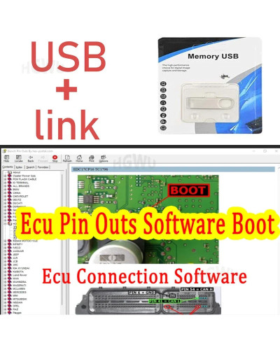 Ecu Connections Guide Ecu Pin Outs Software Boot Ecu PinOuts Connectio