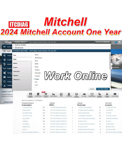 2024 Newest Mitchell One Year Online Account Fast and Stable Car Diagn