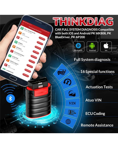 THINKCAR Thinkdiag New Version All System Full Software 1 Year Free OB