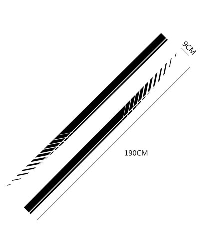 Pegatina de coche para Audi, Volkswagen, VW, Ford, BMW, Toyota, Honda, Mercedes Benz, Renault, raya lateral, calcomanía DIY, acc