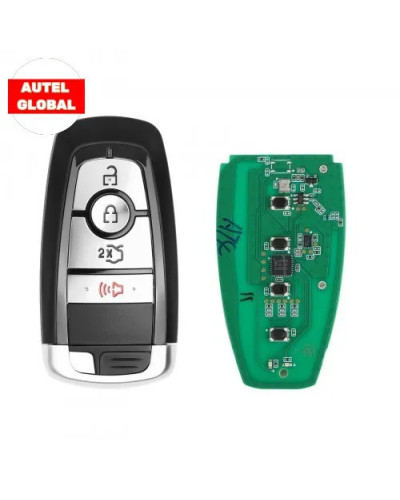 Autel IKEYFD004AH mando a distancia inteligente Universal, 4 botones, 868/915MHz, para Ford