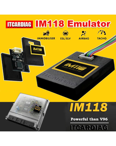 ITCARDIAG IM118 Emulator Universal IMMO Off Immobilizer ESL ELV Airbag